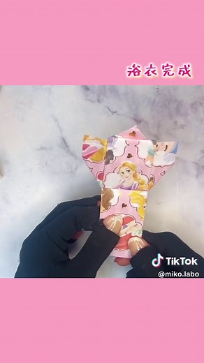 七夕飾りを楽しむ！プリンセス柄の浴衣