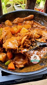 Chicken Caldereta is a classic Filipino stew made with chicken simmered in a rich, savory tomato-based sauce, often with vegetables like potatoes, carrots, bell peppers, and sometimes olives or green peas. It’s a variation of the traditional Beef Caldereta, adapted for quicker cooking and lighter flavor using chicken. https://yummykitchentv.com/chicken-caldereta/ | Yummy Kitchen