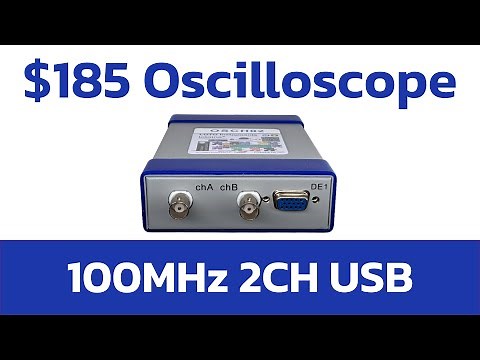 LOTO OSCH02 USB Oscilloscope Review & Scripting Tutorial (Python)