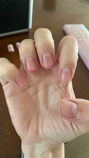 Rookie nail applier . ✨ #pressonnails #husbandapproved ￼