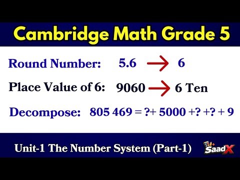 Cambridge Primary Grade 5 Math | Unit 1 Number System | Place Value Basics | Part-1