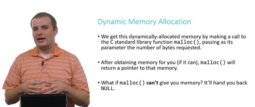 Harvard University CS50 Short: Dynamic Memory Allocation