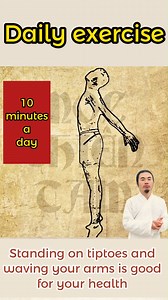 16K views · 550 reactions | Standing on tiptoes and waving your arms is good for your health just 10 minutes a day | Evan Wong United | Facebook