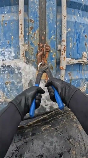 We Opened a Floating Container at Sea… and Found a TANK Inside 😳