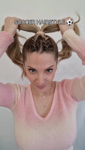 Sporty Braided Ponytail Hairstyle Tutorial