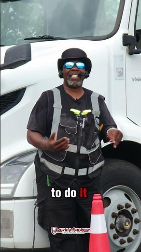 HOW TO DO A STRAIGHT LINE BACKING MANEUVER ON THE CDL ROAD TEST!