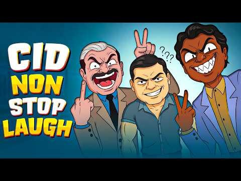 CID Cartoon | Non-Stop All Funny Moments Compilation | Animatically Yours