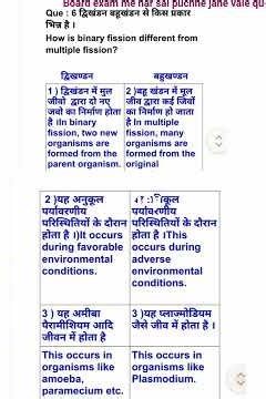 class 10th science chapter 7 जीव जनन कैसे करते हैं।हिंदी english both lenguage board exam 2026#exam