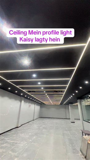 How to Install Profile Lights on Ceilings