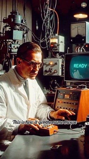 The First Computer Mouse Was Made of Wood! 😲 #history #historyshorts #shorts