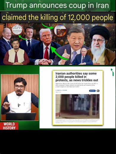 Part 071 |Trump announces coup in Iran_ 12_000 people killed #Theworldhistory #International #Unitedstates #Uk #France
