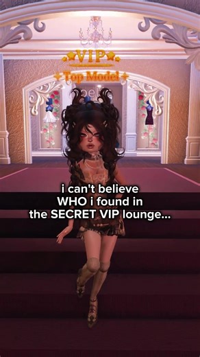 I FOUND LINA IN THE SECRET VIP LOUNGE… #fyp #foryou #dresstoimpress #dtiroblox #dti