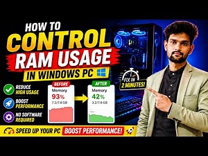How to Control RAM Usage in Windows PC 🚀 | Reduce Memory Usage & Boost Performance