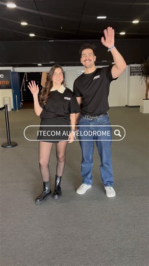 ITECOM AU STADE VÉLODROME MERCI YOURFUTURE 🩷@VLmedia #salonetudiant #orientation #etudesuperieures #ecoleart #stadevelodrome