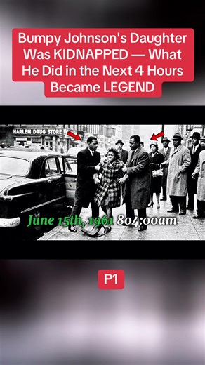 #bumpyjohnson #blackhistory #mafiahistory #mobhistory #usa | black mafia family