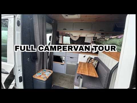 FULL VW Crafter Campervan Tour 🚐 | Ultimate Off-Grid Setup (Tiny Home on Wheels!)