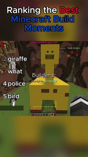 Ranking the Best Minecraft Build Moments🧱