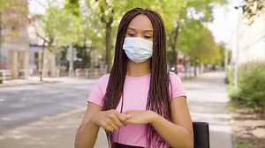 Young Black Woman Face Mask Applies Stock Footage Video (100% Royalty-free) 1070017417 | Shutterstock