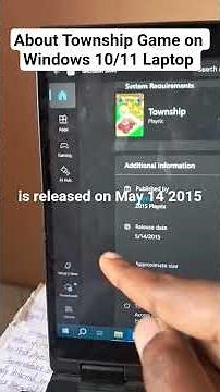 About Township Game on Windows 10/11 Laptop #township