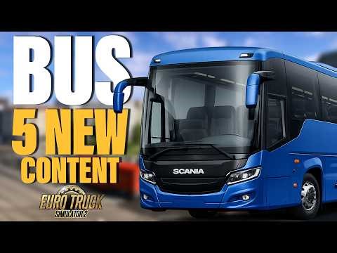 ETS2 Bus/Coaches DLC Release date closer than you think - 5 New Content added and more