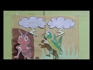 Stick Puppet Show presenting ,"Si Langgam at Si Tipaklong".