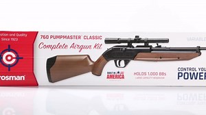 Crosman 760BKT Pump Master Variable Pump BB Repeater/Single Shot .177-Caliber Pellet Air Gun Starter Kit