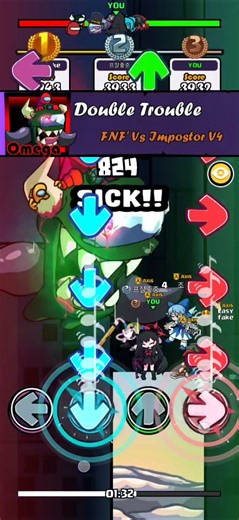 FNF BEAT BATTLE Shorts - 임포스터 최종보스곡의 역대급 중살 난이도...ㄷㄷ #fc #fnf #fnfmod