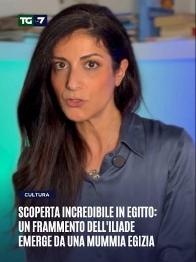 Mummia Romana Svela Frammento Iliade in Egitto