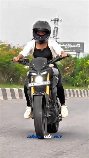 Quite girl Mt 15 riding 🥰💞 Bike lovers 🚀💥 #mt15 #ytshorts #shorts #viralshorts