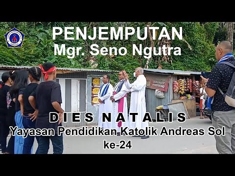 Tarian Maku-Maku - Penjemputan Mgr. Seno Ngutra dalam rangka HUT Yayasan Andreas Sol ke-24