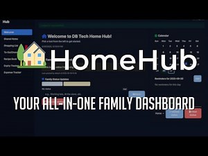 HomeHub: Your Private, Self-Hosted Family Organization Dashboard