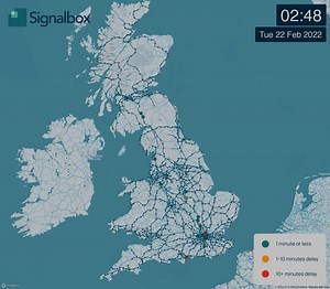 Signalbox Live Train Map