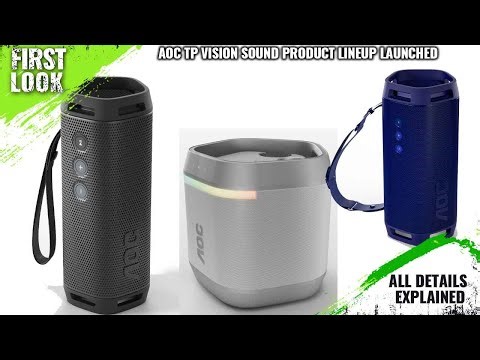 AOC TP Vision Sound Product Lineup Speaker O1, Speaker O2 And Speaker O3 Party Model Launched