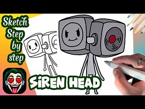How to Draw Siren Head 🎨 | Easy Step by Step Drawing Tutorial for Beginners