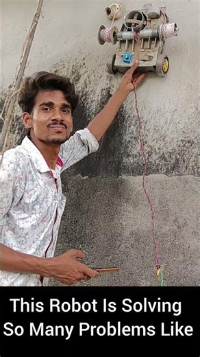Revolutionary Wall Climbing Painting Robot