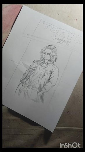 Mikey Sketch without eraser!🔥 | Tokyo revengers | #art #sketchful #drawing #tokyo