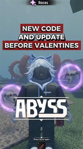 🔥NEW CODE AND UPDATE IN ABYSS ROBLOX BEFORE VALENTINES DAY #shorts #roblox #abyss
