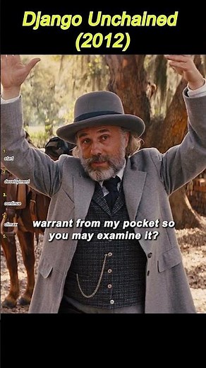 Django Unchained (2012) | Dr. Schultz Uses a Warrant to Defuse the Crisis