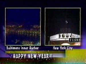 NEW YEARS EVE BALL DROP 1998