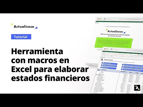 Tutorial Herramienta con macros en Excel para elaborar estados financieros