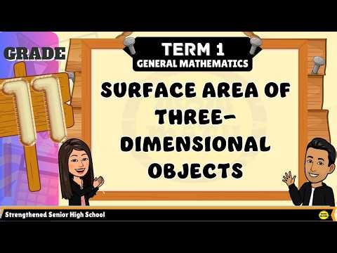 SURFACE AREA OF THREE-DIMENSIONAL OBJECTS