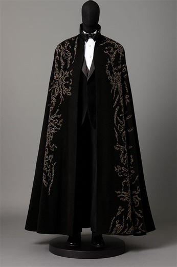 Black Velvet Embroidered Cape | Handcrafted Men Formal Cloak | Vintage Royal Cape | Gothic Wedding Cape | Custom Embroidered Cloak Christmas - Etsy