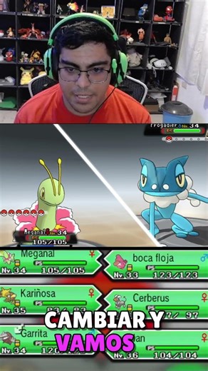 ¡Intenso combate Pokémon! #shorts