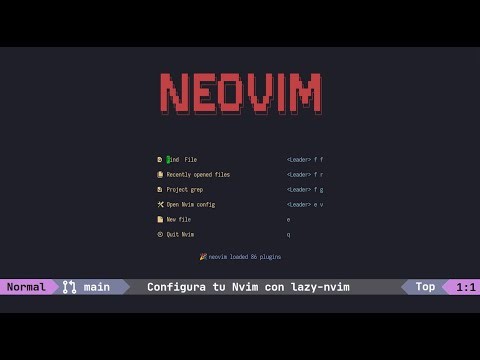 Como configurar nvim | Lazy nvim
