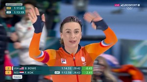 Femke Kok legt de lat hoog met indrukwekkende rit op olympische kilometer