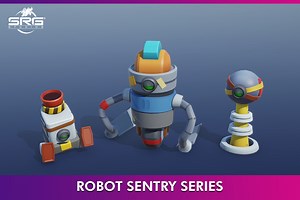 Robot Sentries Pack 02 | 3D Robots | Unity Asset Store
