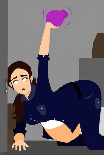 Elena (My OC) "Lost Property" Fertility Statue Pregnancy Expansion #shorts | Dim Pixel Animations