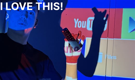 Watch Mini Projector for movie nights on Amazon Live