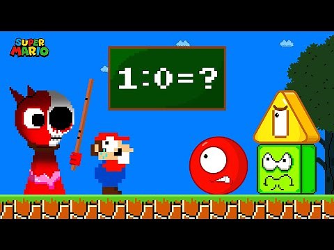 Finish The Pattern? Circle Block Learns MATH at Sprunki School | GM Animation