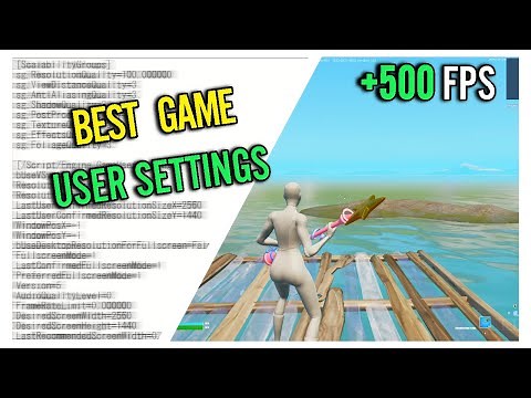 Best Game User Settings for Fortnite Chapter 4 Season 2! (0 Input Delay + FPS BOOST!)
